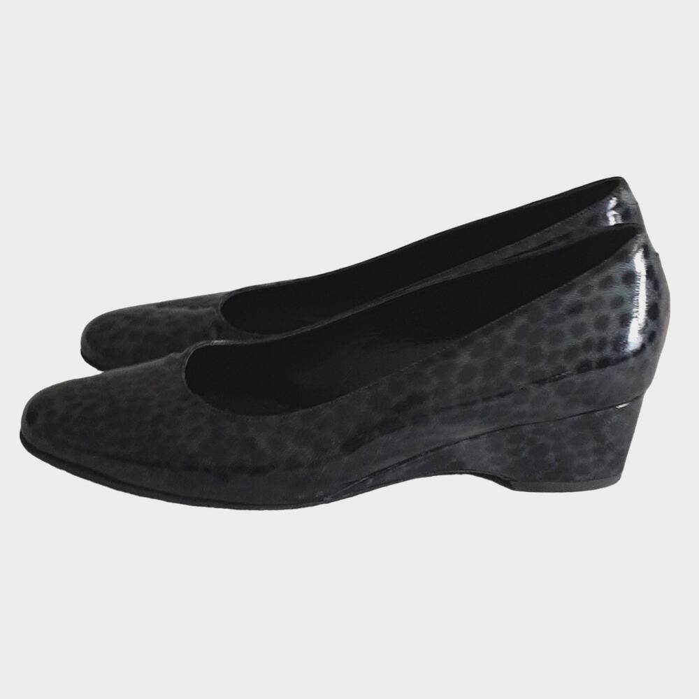 Varda Animal print made in Italy patent leather heels 40